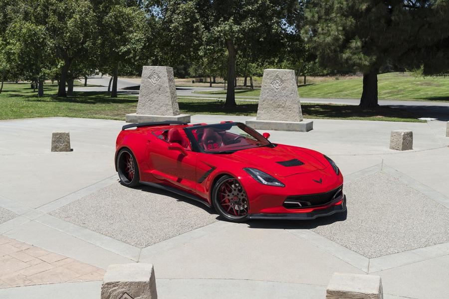 Chevrolet Corvette Z06 Convertible on Forgiato Wheels (Maglia) '2017